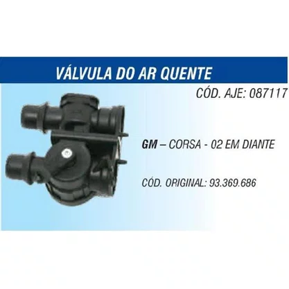 Válvula de Ar Quente da GM