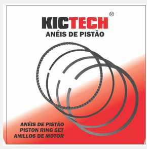 JOGO DE ANÉIS DO PISTÃO KICTECH - ANFI 13070 0,60