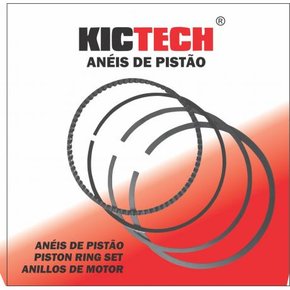 Anel Do Pistão Kictech - Anfo 35100 0,50 - Courier \ Ecosport \ Escort \ Fiesta \ Focus \ Ka