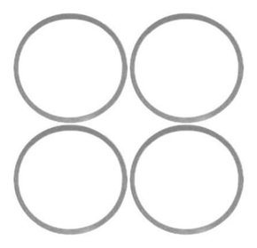 ARRUELAS VW (JG 4 PCS)-