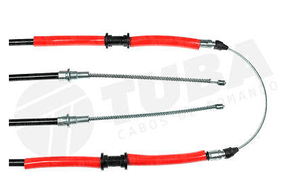 CABO DE COMANDO DO FREIO TRASEIRO DIREITO / ESQUERDO TUBA - 6037