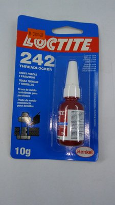 COLA LOCTITE - 242 - AUTOMOVÉIS E UTILITÁRIOS LEVES \ CAMINHÕES \ MOTOS \ MÁQUINAS AGRÍCOLAS \ ÔNIBUS
