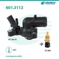 COMBINADO DE VÁLVULA TERMOSTÁTICA CARCAÇA / SENSOR KIT VALVULA TERMOSTATICA IGUAÇU - 601.3112-90