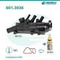 COMBINADO DE VÁLVULA TERMOSTÁTICA KIT VÁLVULA TERMOSTÁTICA IGUAÇU - 601.3036-100