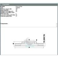 DISCO DE FREIO DIANTEIRO MDS - D18F