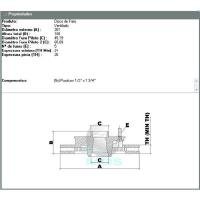 DISCO DE FREIO VENTILADO DIANTEIRO MDS - D31G