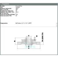 DISCO DE FREIO DIANTEIRO MDS - D33G