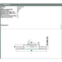 DISCO DE FREIO VENTILADO DIANTEIRO MDS - D354F