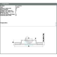 DISCO DE FREIO DIANTEIRO MDS - D35E