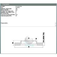 DISCO DE FREIO DIANTEIRO MDS - D377E