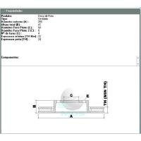 DISCO DE FREIO DIANTEIRO MDS - D48