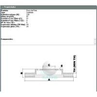 DISCO DE FREIO DIANTEIRO MDS - D572