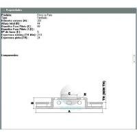 DISCO DE FREIO DIANTEIRO MDS - D705C