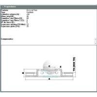 DISCO DE FREIO VENTILADO DIANTEIRO MDS - D28F