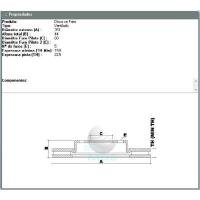 DISCO DE FREIO DIANTEIRO MDS - D705B