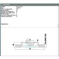 DISCO DE FREIO VENTILADO DIANTEIRO MDS - D842E