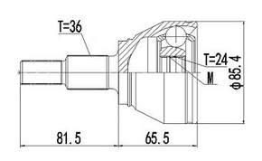 Homocinética Vw - Devigili