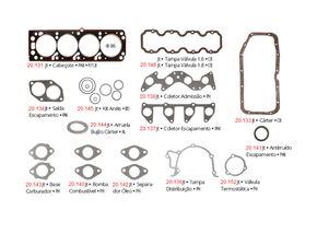 JOGO DE JUNTA DO MOTOR PATHWAY - 20.520 - MONZA