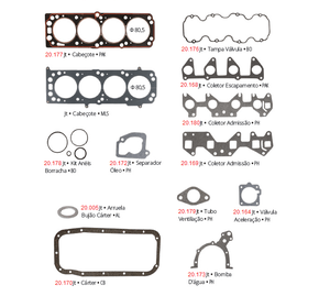 JOGO DE JUNTA DO MOTOR PATHWAY - 20.559