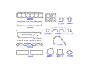 JOGO DE JUNTA DO MOTOR TARANTO - 200300