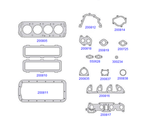 JOGO DE JUNTA DO MOTOR TARANTO - 200800
