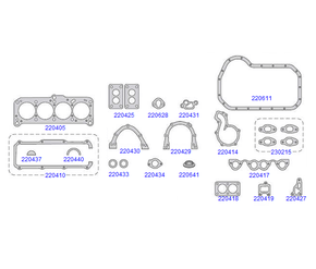 JOGO DE JUNTA DO MOTOR TARANTO - 220400B
