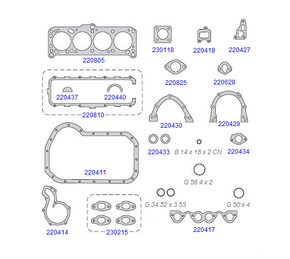 JOGO DE JUNTA DO MOTOR TARANTO - 220800
