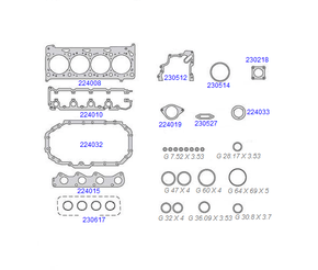 JOGO DE JUNTA DO MOTOR TARANTO - 224000 MLS