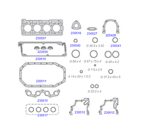 JOGO DE JUNTA DO MOTOR TARANTO - 230600 - GOL