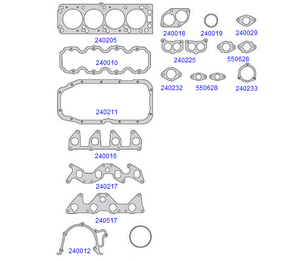 JOGO DE JUNTA DO MOTOR TARANTO - 240200