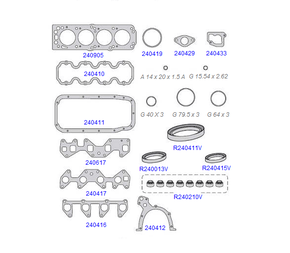 JOGO DE JUNTA DO MOTOR TARANTO - 240900-R