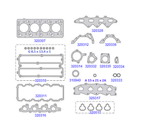 JOGO DE JUNTA DO MOTOR TARANTO - 320300