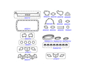 JOGO DE JUNTA DO MOTOR TARANTO - 460301-R - MONTEZ