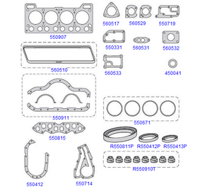 JOGO DE JUNTAS DO MOTOR TARANTO - 560500-R