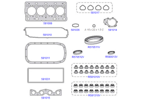 JOGO DE JUNTA DO MOTOR TARANTO - 581000-R MLS