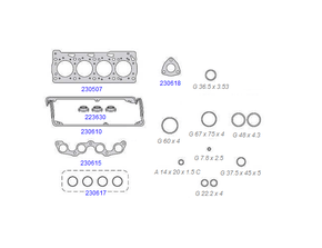 JOGO DE RETIFICAÇÃO DA VÁLVULA TARANTO - 230695