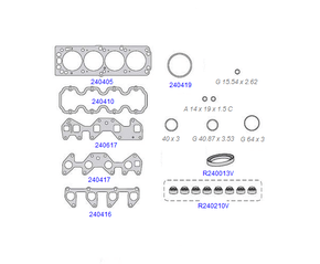JOGO DE RETIFICAÇÃO DA VÁLVULA TARANTO - 240495-R