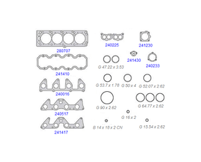 JOGO DE RETIFICAÇÃO DA VÁLVULA TARANTO - 241495