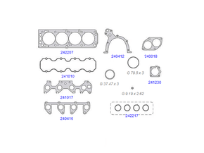 JOGO DE RETIFICAÇÃO DA VÁLVULA TARANTO - 242295