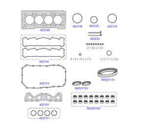 JOGO DE RETIFICAÇÃO DA VÁLVULA TARANTO - 260395-R - ELBA \ PRÊMIO \ TIPO \ UNO