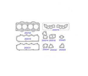 JOGO DE RETIFICAÇÃO DA VÁLVULA TARANTO - 260795 - UNO