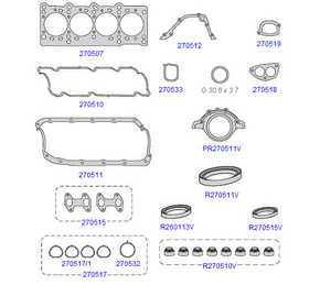 JOGO DE RETIFICAÇÃO DA VÁLVULA TARANTO - 270595-R - PALIO \ SIENA \ UNO