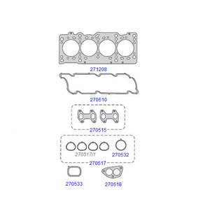 JOGO DE RETIFICAÇÃO DA VÁLVULA TARANTO - 271295 MLS - PALIO