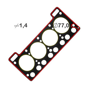 JUNTA DO CABEÇOTE BASTOS PACK (NÃO AMIANTO) 131517PK -