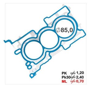Junta Do Cabeçote Ford - Bastos Junta Do Cabeçote Ford - Bastos