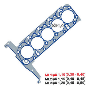 Junta Do Cabeçote Ford - Bastos Junta Do Cabeçote Ford - Bastos