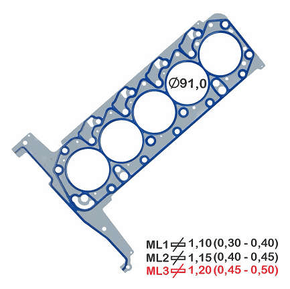 Junta Do Cabeçote Ford - Bastos Junta Do Cabeçote Ford - Bastos