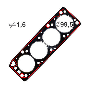 JUNTA DO CABEÇOTE BASTOS PACK (NÃO AMIANTO) 131507PK -