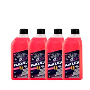 kit 04 litro de aditivo paraflu pronto para uso