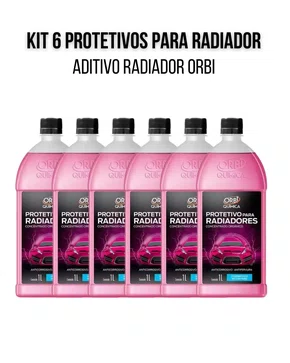 KIT 6 LIITROS ADITIVO RADIADOR ORBI CONCENTRADO
